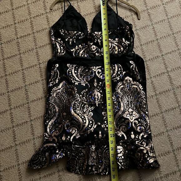 Angel Biba Romantics Sparkly Mini Dress size 8 - Picture 11 of 13